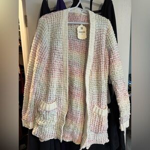 altar’d state rainbow cardigan